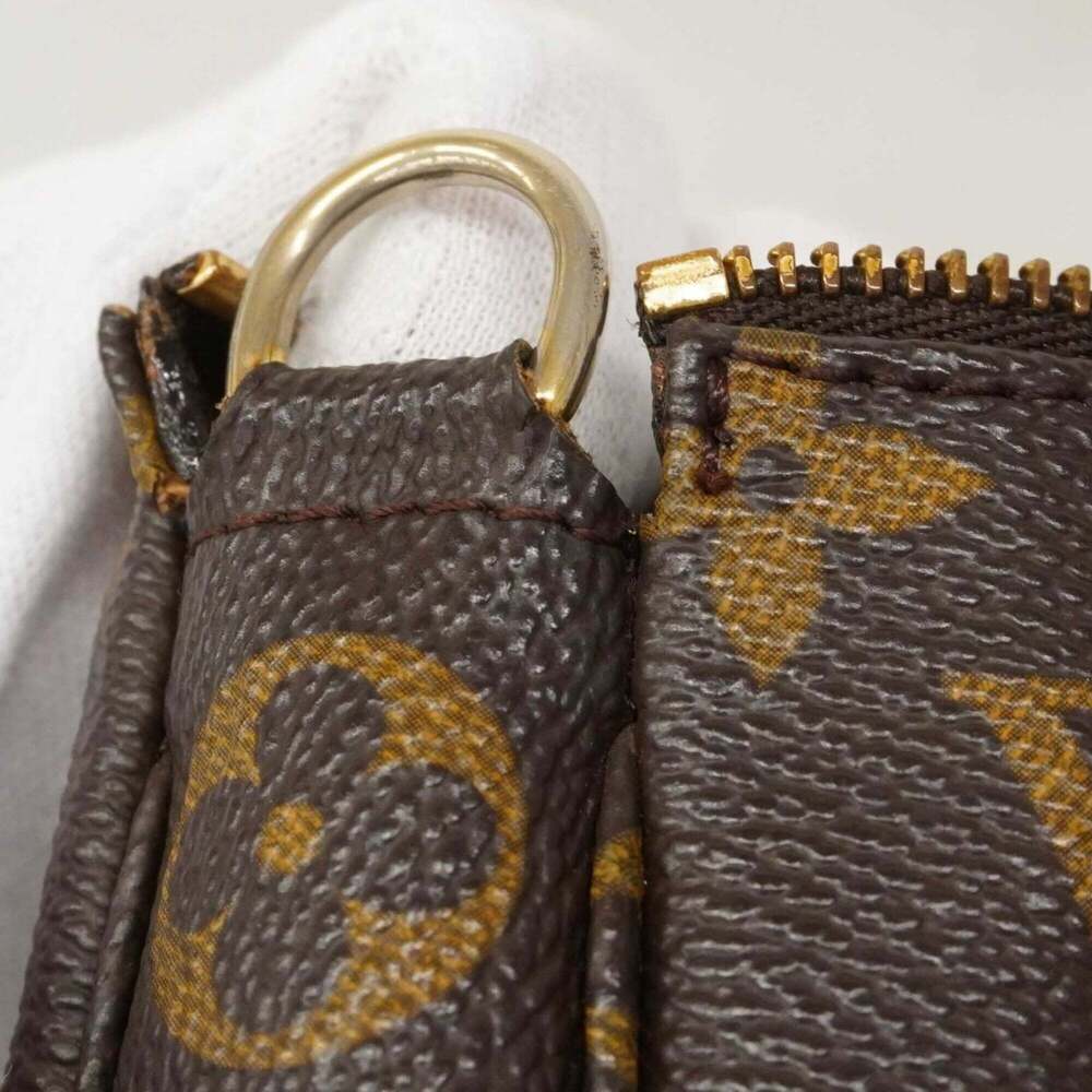 LOUIS VUITTON Brown Monogram Pochette Pouch - Picture 6 of 8